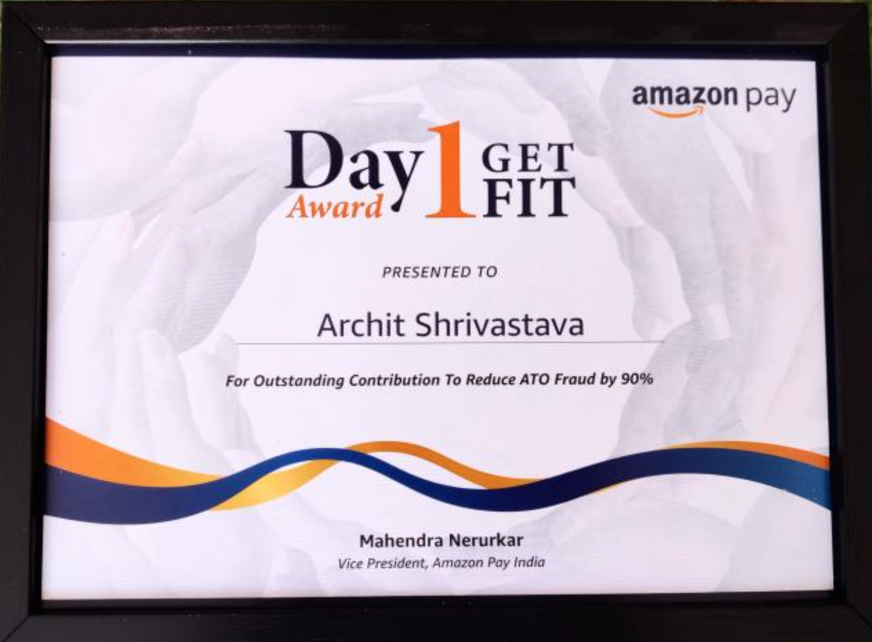 Amazon Pay Day 1 Award